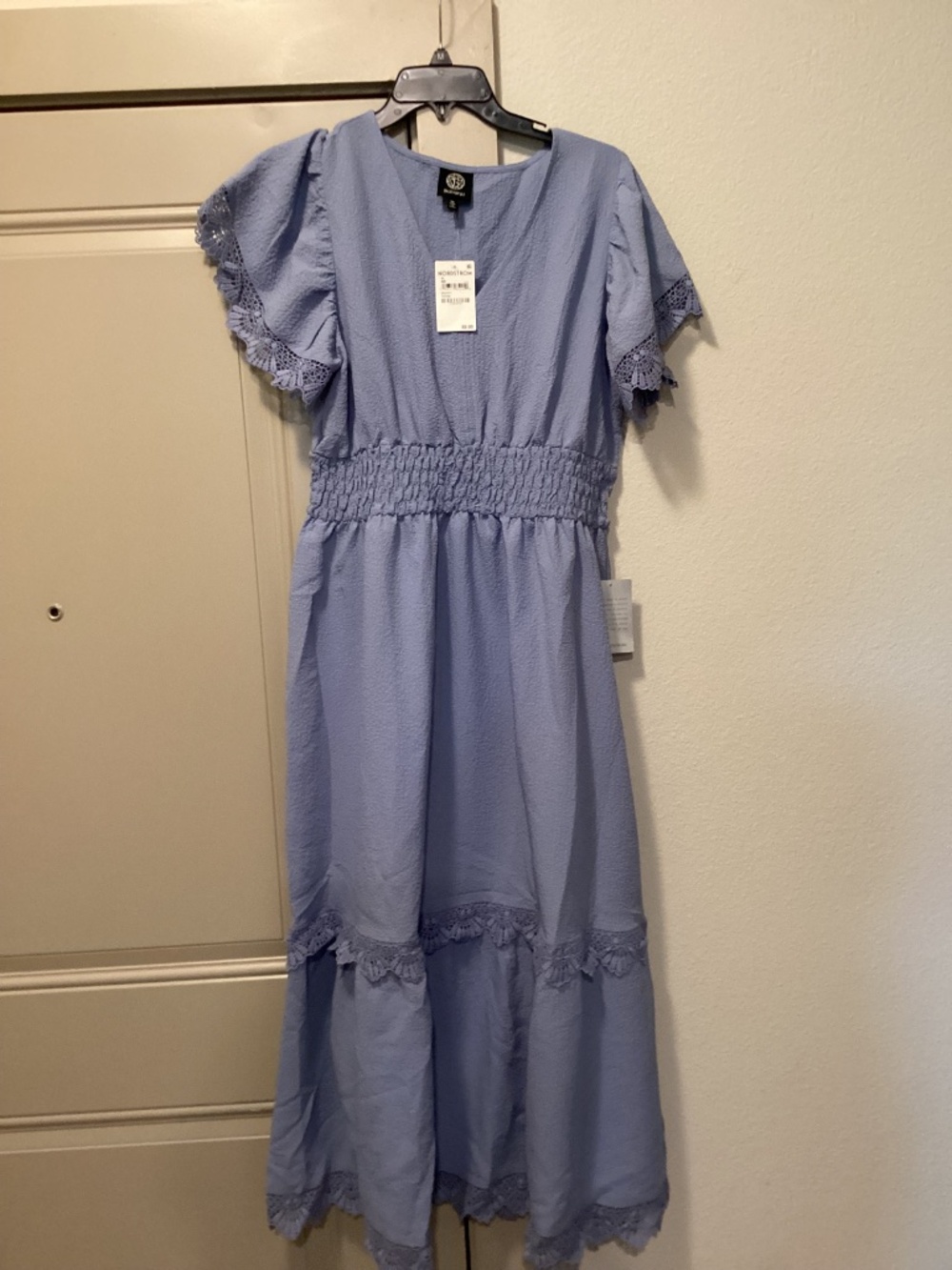 Bobeau Lace Flutter Sleeve Maxi Dress, size XL - Picture 4 of 13